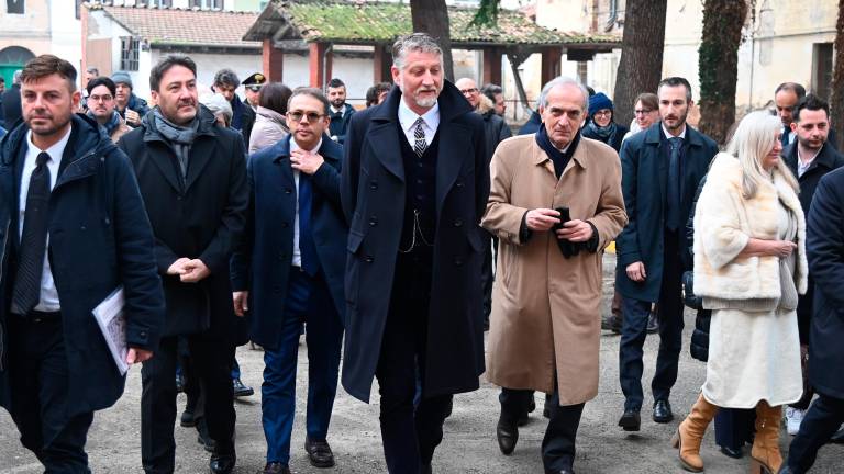 Forlì, il ministro Giuli in visita all’ex monastero della ripa e al teatro “Fabbri” FOTOGALLERY E VIDEO