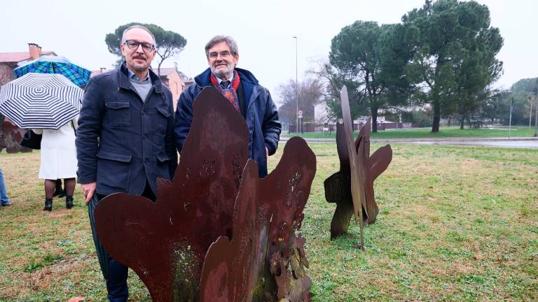 Il direttore dei Musei di Imola Diego Galizzi e il critico d’arte Claudio Spadoni FOTO MMPH