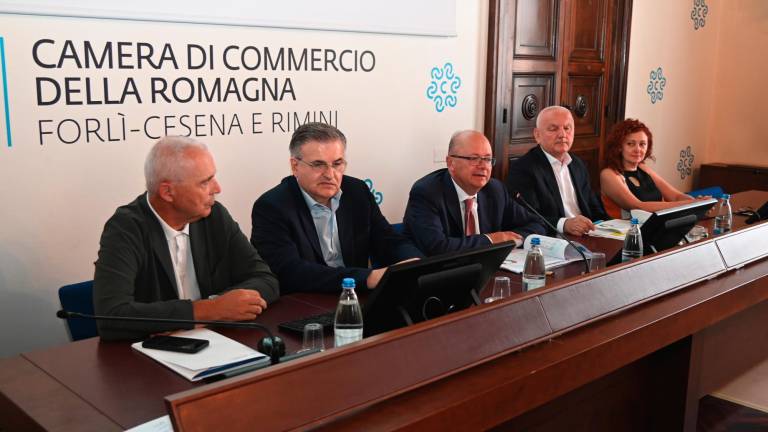 Da sinistra: Roberto Albonetti, Fabrizio Vagnini, Carlo Battistini, Vincenzo Colla e Maria Giovanna Briganti (foto Blaco)