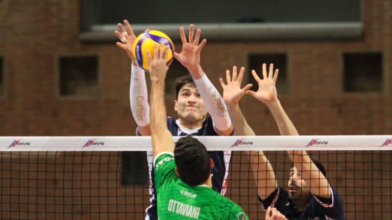 Tommaso Guzzo Mvp nella partita contro Macerata foto fiorentini