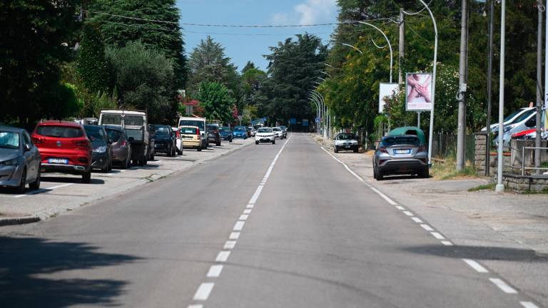 Via Monda è una delle strade poco sicure per pedoni e ciclisti (foto Blaco)