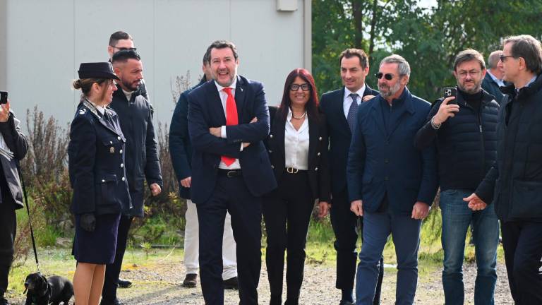 Forlì, il ministro Salvini visita il cantiere del nuovo carcere VIDEO e FOTOGALLERY