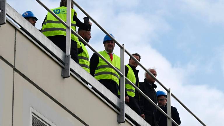 Forlì, il ministro Salvini visita il cantiere del nuovo carcere VIDEO e FOTOGALLERY