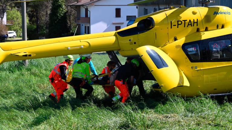 La giovane è stata poi trasportata in elimedica al Bufalini di Cesena (archivio)