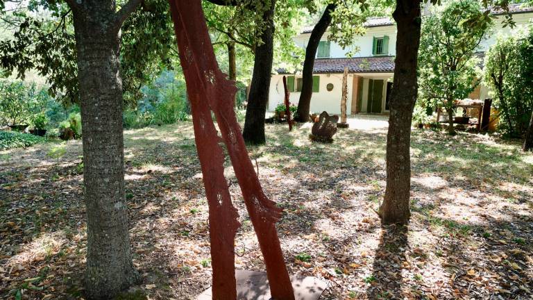 Germano Sartelli, la casa-museo nel bosco dove l’arte e la natura continuano a lavorare