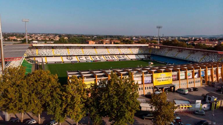 Lo stadio Manuzzi di Cesena