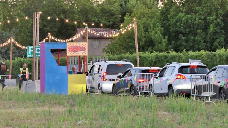 L’ingresso al Drive In di Imola