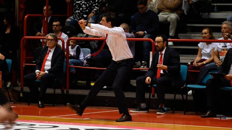 Il coach Antimo Martino (Blaco)