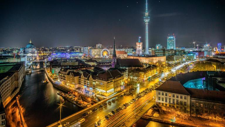 Una veduta aerea di Berlino