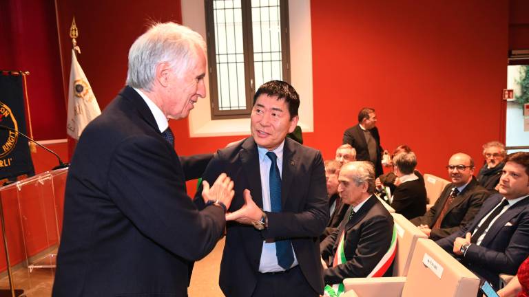 Forlì. L’omaggio dei big dello sport a Bruno Grandi. I figli: «Una fondazione dedicata a lui per supportare il Museo della ginnastica” FOTOGALLERY