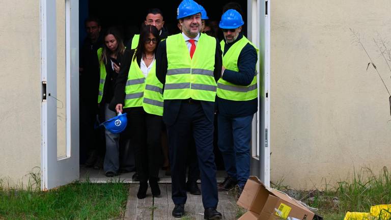 Forlì, il ministro Salvini visita il cantiere del nuovo carcere VIDEO e FOTOGALLERY