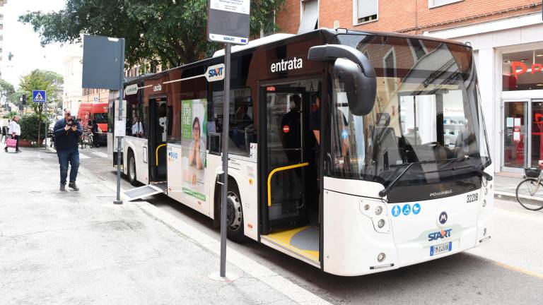 Un autobus di “Start Romagna”