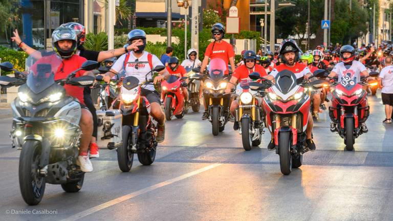 Riccione. Sfilano le Ducati, ecco le strade chiuse