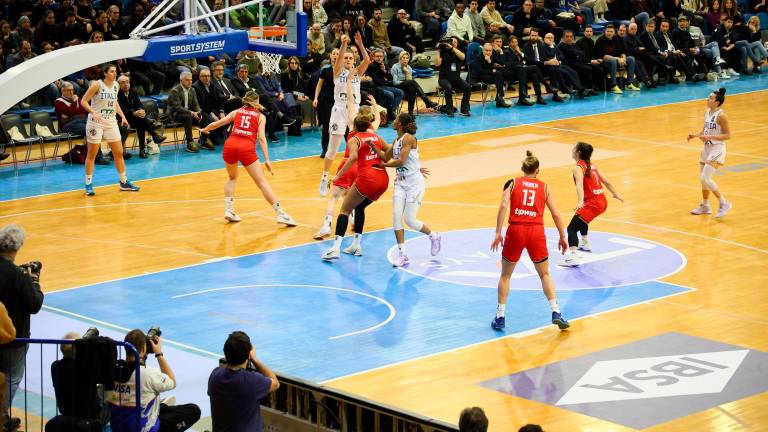 L’Italia femminile regola la Germania tra gli applausi di Faenza (79-60) - Gallery