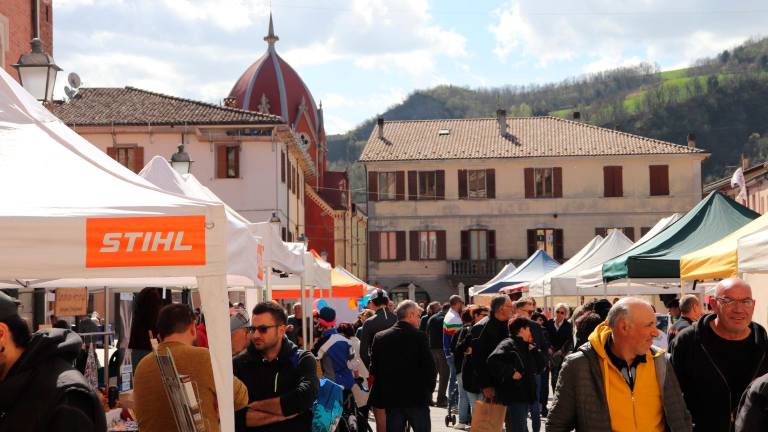 Il centro di Sarsina affollato per la sagra della Pagnotta