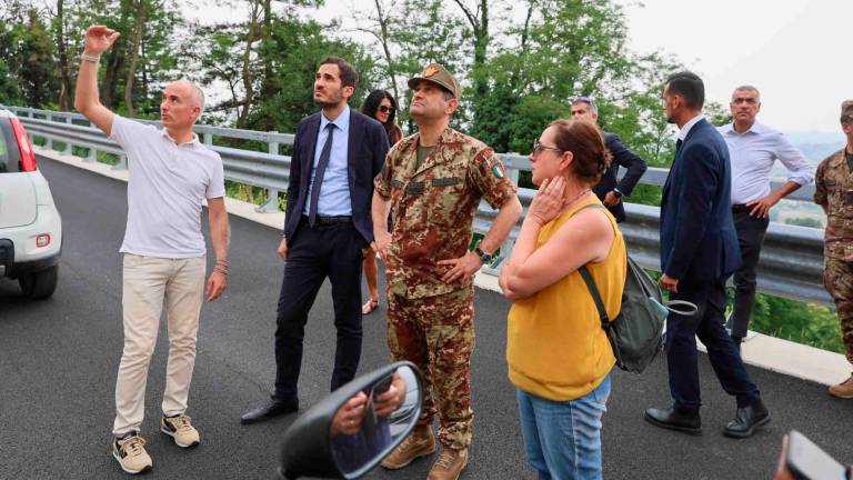 La visita dei Figliuolo a Cesena