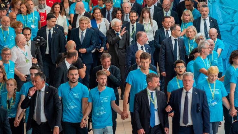 La visita di un anno fa del Presidente della Repubblica Sergio Mattarella