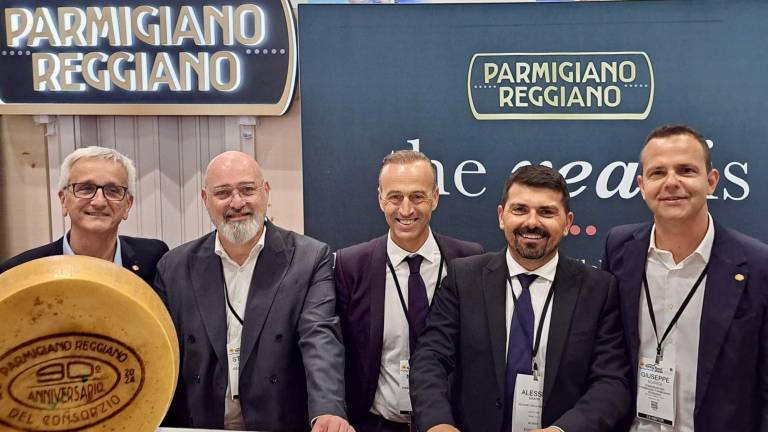 Export agroalimentare dell’Emilia-Romagna negli Usa: +48% in 5 anni. Nel 2024 già 6mila tonnellate di Parmigiano Reggiano