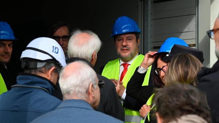 Forlì, il ministro Salvini visita il cantiere del nuovo carcere VIDEO e FOTOGALLERY