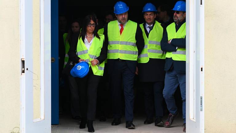 Forlì, il ministro Salvini visita il cantiere del nuovo carcere VIDEO e FOTOGALLERY