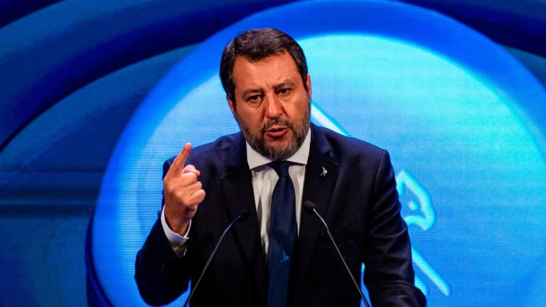 Il ministro delle Infrastrutture e dei Trasporti Matteo Salvini