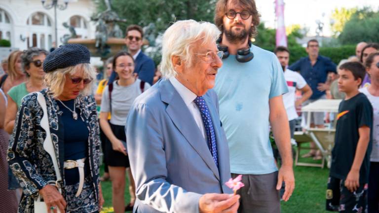 Giancarlo Giannini ha incantato oggi il Grand Hotel di Rimini