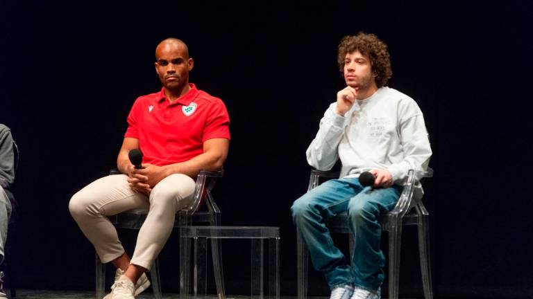 “I giusti e lo sport”: Marco Bezzecchi e Maxime Mbanda strappano applausi tra gli studenti di Rimini - Gallery