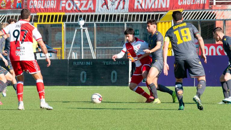 Il Rimini lotta fino alla fine, ma fa festa la Ternana (0-1)