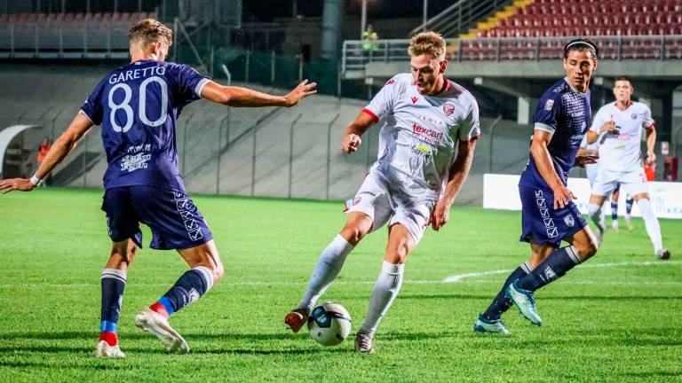 Marco Garetto e Luca Falbo impegnati in fase difensiva (foto Daniele Lugli)