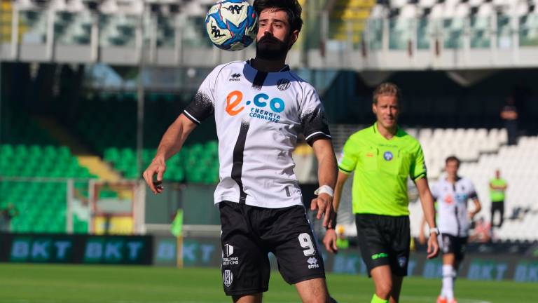 Cristian Shpendi ha fin qui realizzato 10 gol al debutto nel campionato di Serie B (foto Zanotti)