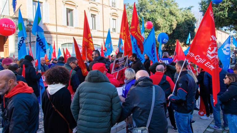 Una manifestazione sindacale