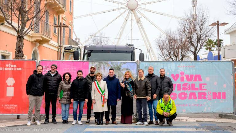 Riccione, nuovo viale Ceccarini: via ai lavori