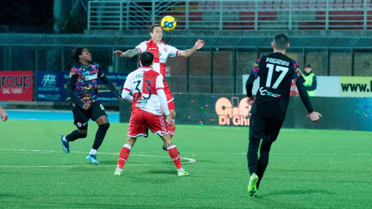 Matteo Gorelli e Christian Langella a centrocampo nella partita contro la Vis Pesaro foto TOMMASO MOROSETTI