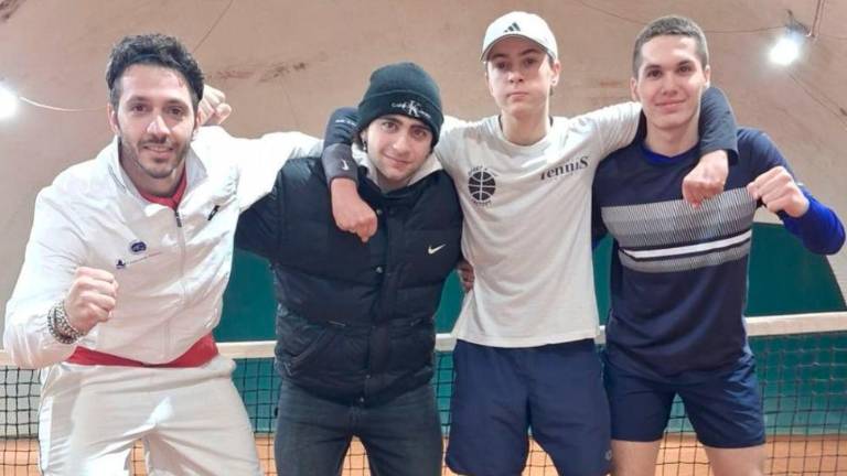 La squadra del Circolo Tennis Cesena B