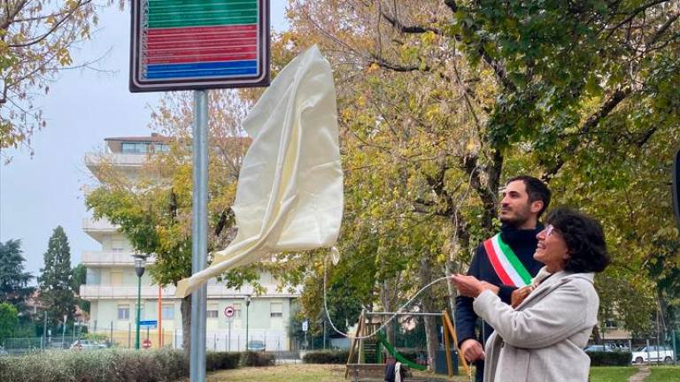 Cesena, intitolato giardino a Ermanno Bazzocchi, inventore dell’aereo delle Frecce Tricolori