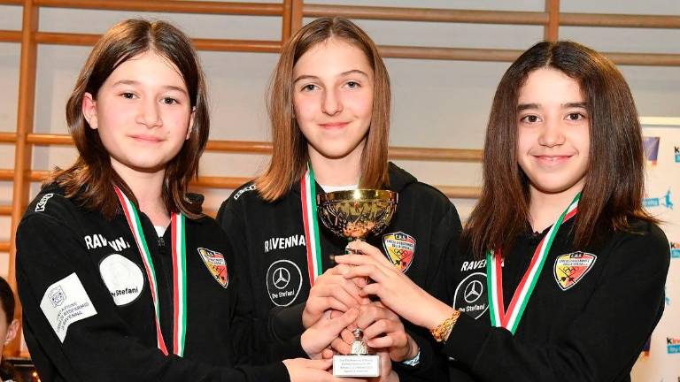 Terzo posto nell’Under 12 femminile per Bencivelli, Merli e Stringa