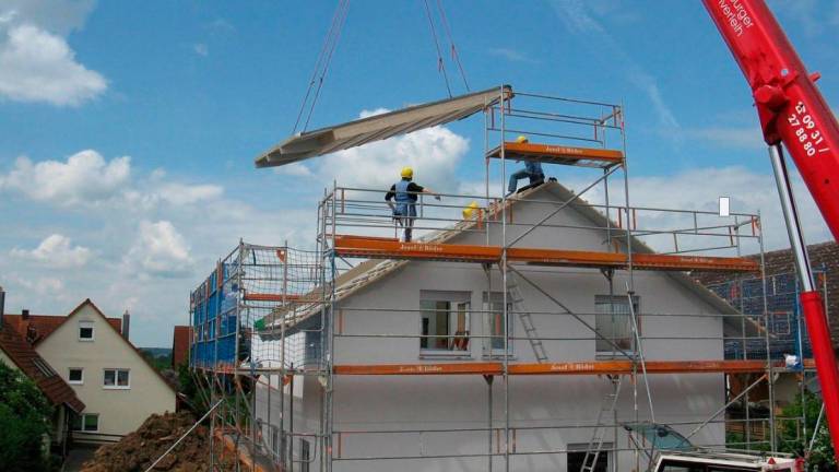 Un edificio in ristrutturazione