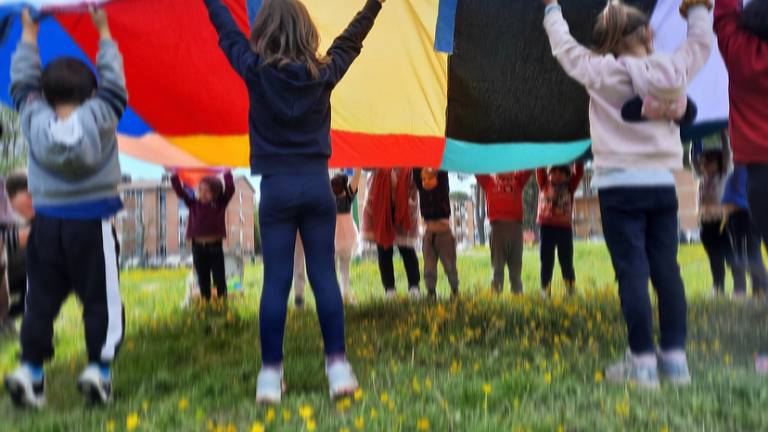 Cesena, i bambini della scuola d'infanzia Vigne Parco incontrano i piccoli ucraini