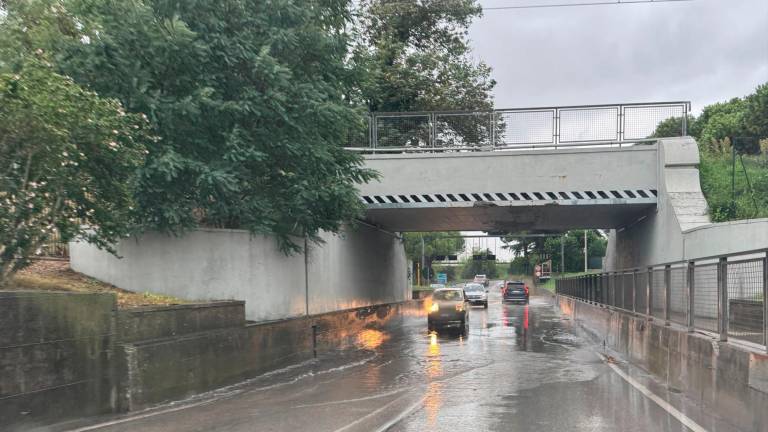 Alcune immagini del maltempo che sta colpendo la Romagna (foto Zanotti)