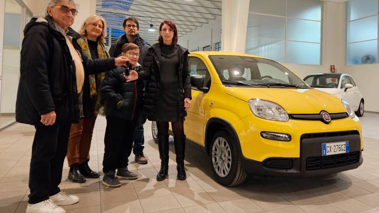 Bertinoro, Lotteria Ior: consegnata Fiat Panda alla vincitrice del primo premio