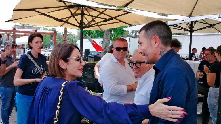 La presidente Stefania Di Salvo insieme al tecnico Antonio Buscè foto tommaso morosetti