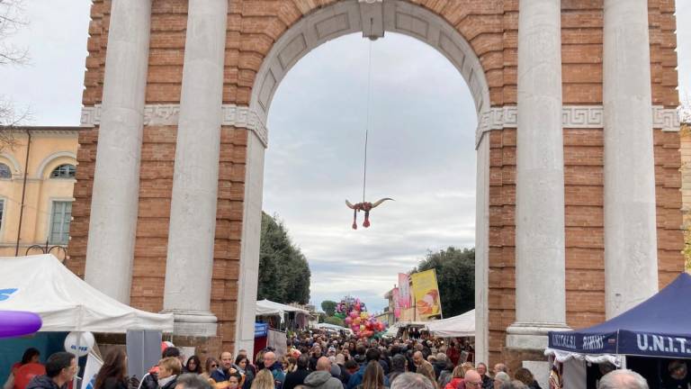 Le corna appese all’arco Ganganelli