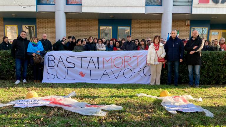 La manifestazione Cgil e Uil a Rimini dello scorso 21 febbraio