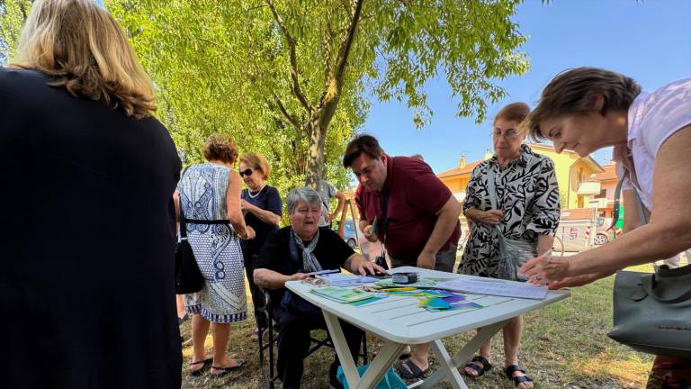 Ieri l’iniziativa pubblica al parco di Ronta dedicato a Golinucci