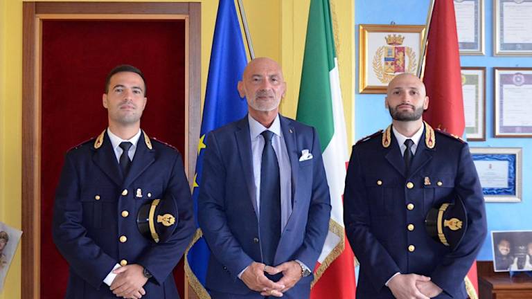 Ravenna, il Questore accoglie due nuovi funzionari di Polizia