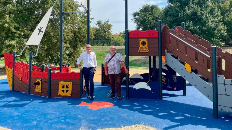 Forlì, al parco urbano una nuova area giochi inclusiva