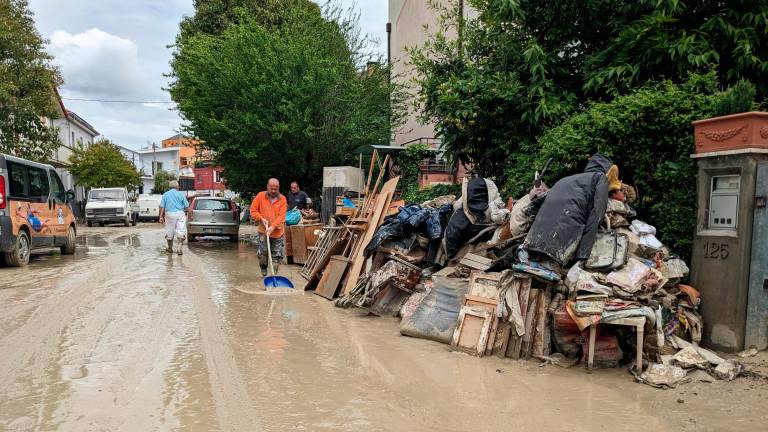 Una zona alluvionata