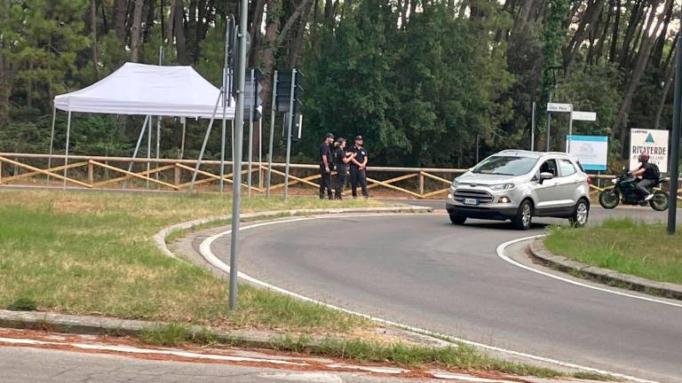 Controlli alla rotonda di Marina di Ravenna