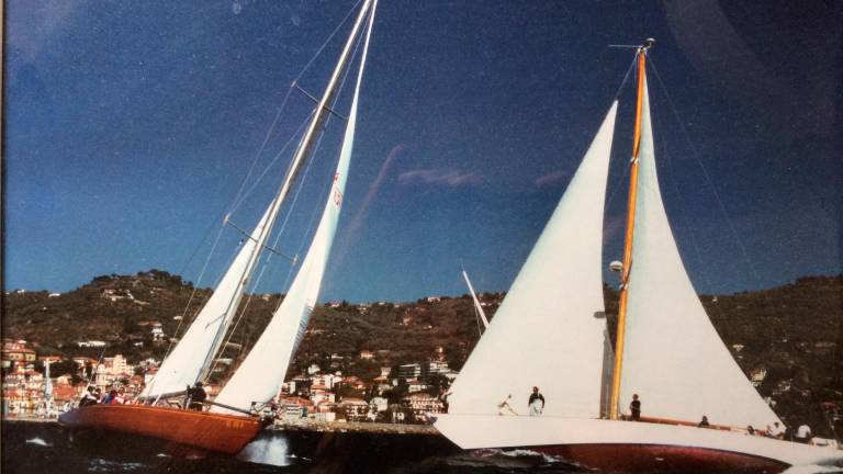 Incrocio con un’altra barca (FOTO GENTILMENTE CONCESSE DA PETER SCHMIDT)