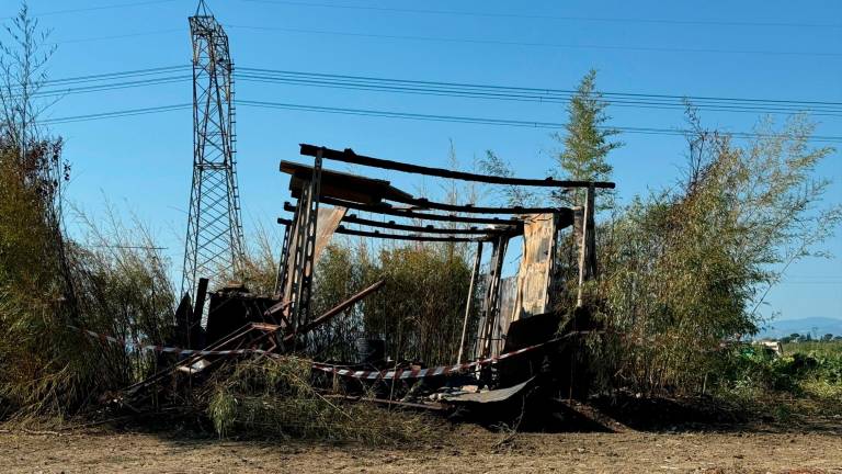 Il proservizio agricolo incenerito nello scorso mese di luglio